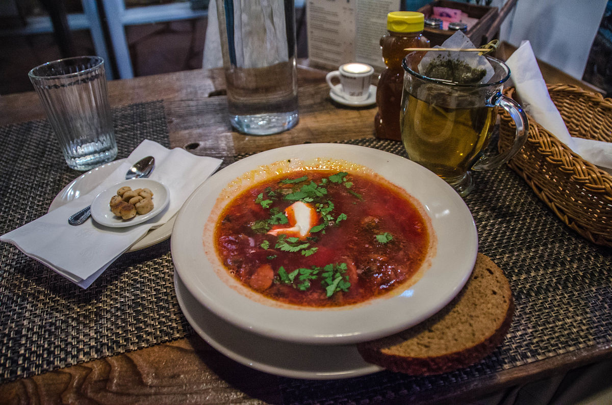 bowl of borscht