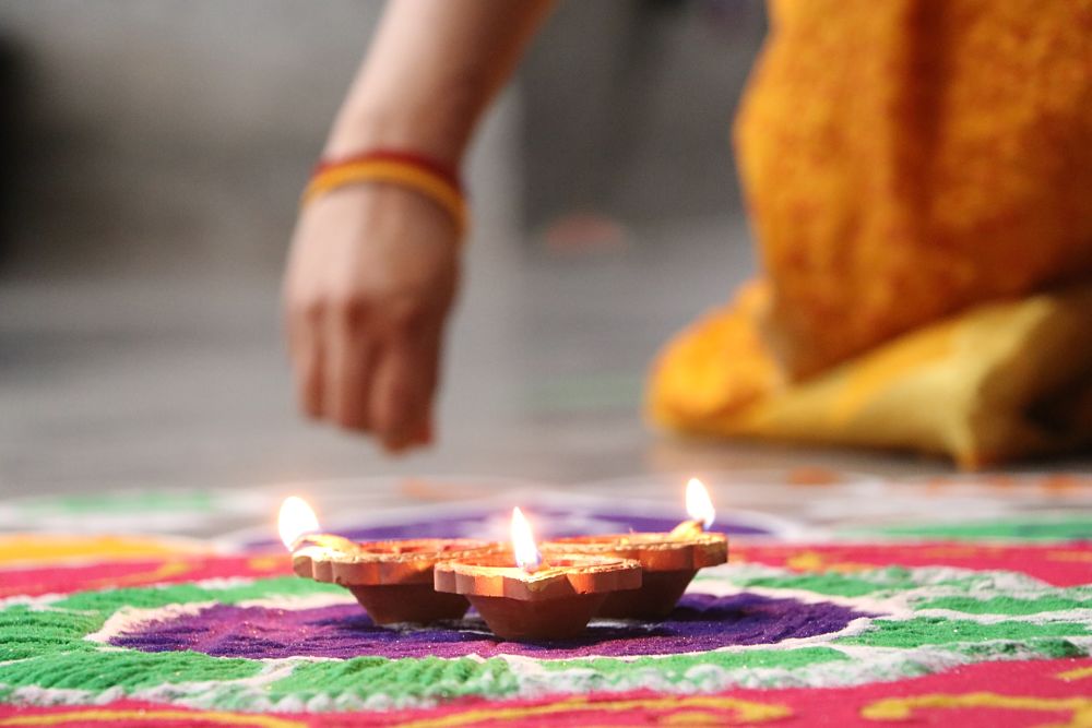 diwali candles