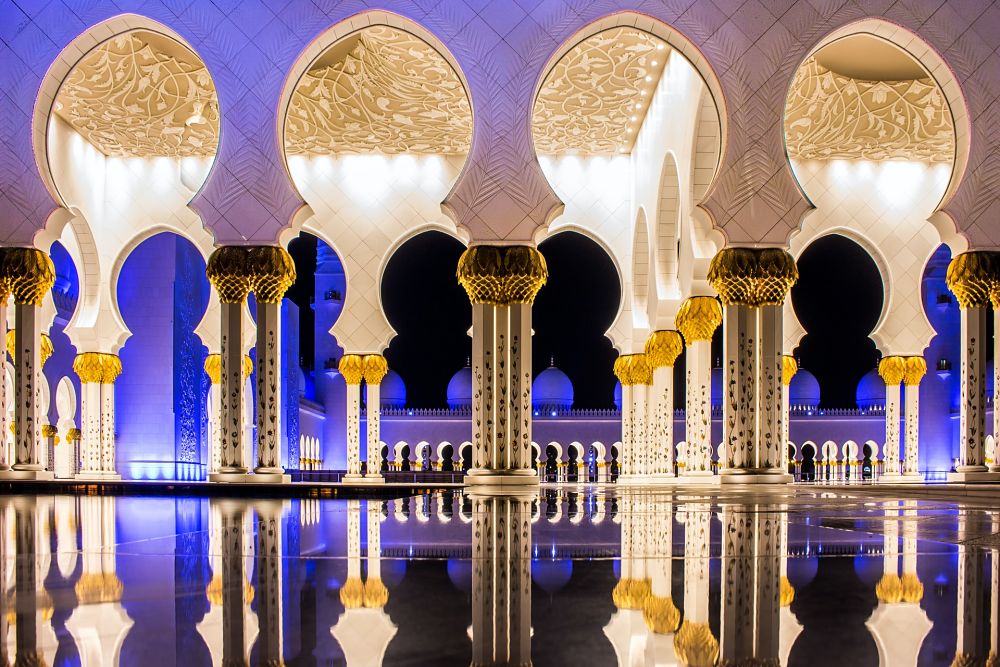 Grand mosque in Abu Dhabi