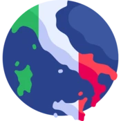 italy round icon