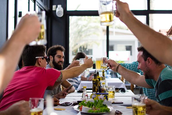 A business lunch in Brazil